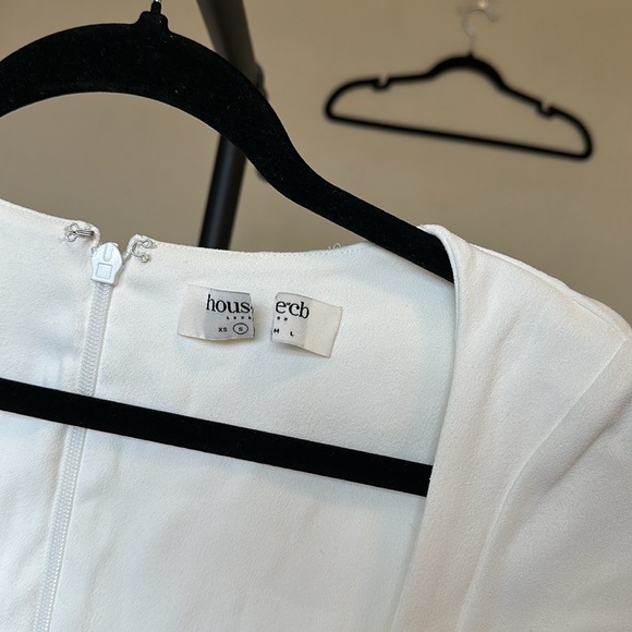 HOUSE OF CB 'Danica' White Cutout Bodysuit NWOT size S - Picture 6 of 16